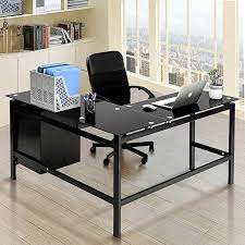 L Shaped Computer Desk With Drawers