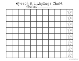 Speech And Language Sticker Chart