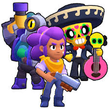 The following brawlers are included in the gallery : Brawl Stars Tools Pixel Crux