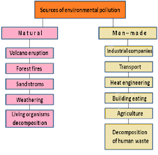 sources of environmental pollution