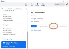 add a pword to an existing meeting