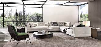 Grey Sofa In A Living Room