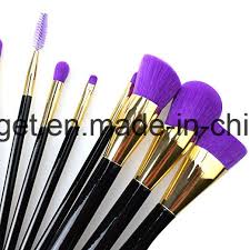 15pcs makeup brushes set wooden handle