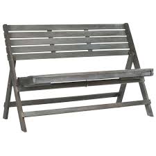 Alice Outdoor Folding Bench Wood