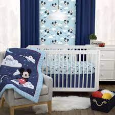 Baby Crib Blue Bedding Set Comforter