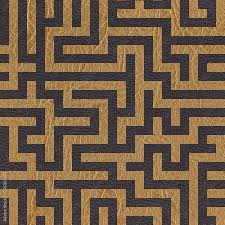 complex maze labyrinth pattern of