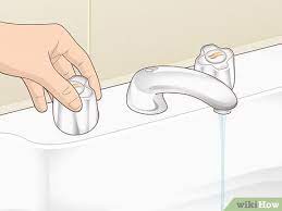 fix a leaky bathroom sink faucet