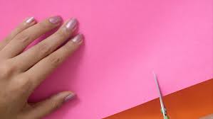 Girl Cutting A Pink Chart Stock Footage Video 100 Royalty Free 1030232393 Shutterstock