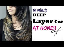 With a skillfully snipped mixture of long and short layers, your locks will flow like a waterfall. Cut Layer Trim Your Long Hair At Home Diy Front Layer Cut Israt Oishee Youtube