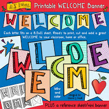printable welcome banner for your