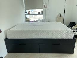 full storage bed frame mattress ebay
