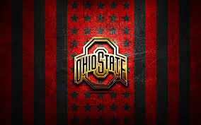 ohio state buckeyes flag ncaa red