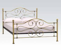 antique brass headboard and footboard