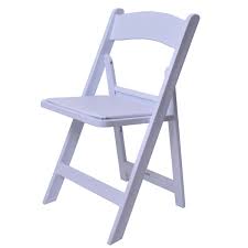 white resin folding chairs whole