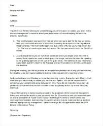 Late Warning Letter Format Sample For Tardiness Lateness Template