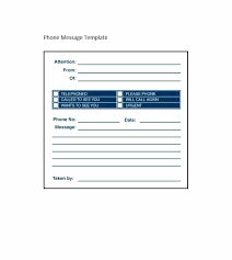 Phone Message Form Telephone Pad Template Free Download Word