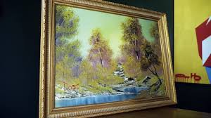 Bob Ross First Painting From Pbs Show