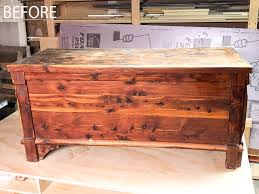 Upcycled Chest To Coffee Table