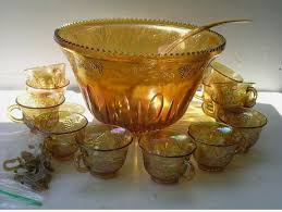 Vintage Indiana Marigold Carnival Glass