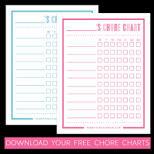 The Best Way To Make A Chore Chart In 2019 Free Printable