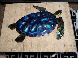 Metal Wall Art Sea Turtle Large Outdoor