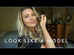 natural model makeup routine look