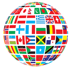 Flaggen der Welt-Globus | Public Domain Vektoren