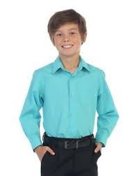 Details About New Gioberti Toddler Kids Big Boys Solid Long Sleeve Dress Shirts