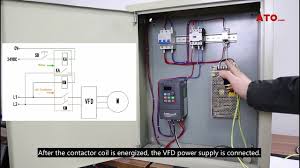 Vfd wiring involves main circuit and control circuit. How To Control Vfd With Push Button Switch Terminal Control Wire Control Youtube