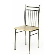 chrome stainless steel dining chair