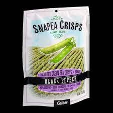 calbee snapea crisps green pea snack