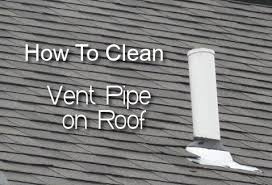 how to unclog vent pipe on roof and