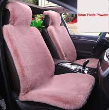 2 Fuzzy Car Seat Covers Faux Rabbit Fur