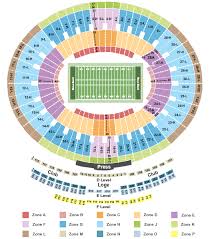 picture of the rose bowl seating chart