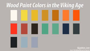 Colors In The Viking Age All Of Them