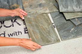 how to install slate tiles