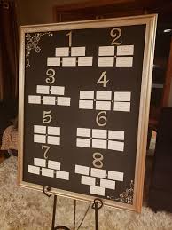 Magnetic Gold Seating Chart Board W Easel Wedding Sign Size Only 79 00