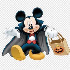 Mickey Mouse illustration, Mickey Mouse Minnie Mouse Halloween, mickey mouse,  heroes, halloween Costume, fictional Character png