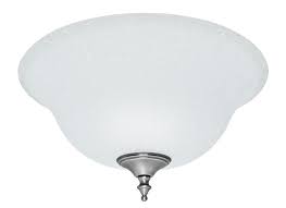 Clear Glass Ceiling Fan Light Shade