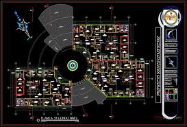 banking center dwg full project for autocad