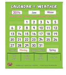 Edufun Calendar Weather Pocket Chart Price From Jumia In