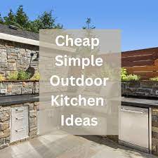 simple outdoor kitchen ideas