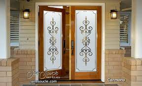 Glass Entry Doors Carmona Frosted