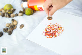 Creating Process Art With Tree Nuts