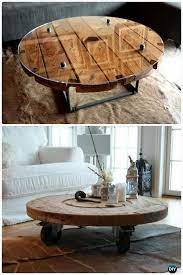 Diy Wire Spool Coffee Table Wood Wire