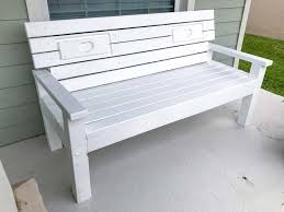 Simple Diy 2x4 Bench Seat For Outdoor