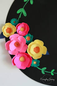 3d paper flower magnets with cricut