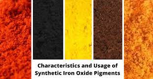 synthetic iron oxide colour uses and