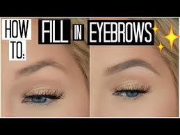 how to shape your eyebrows with makeup