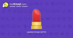 lipstick emoji meaning with pictures